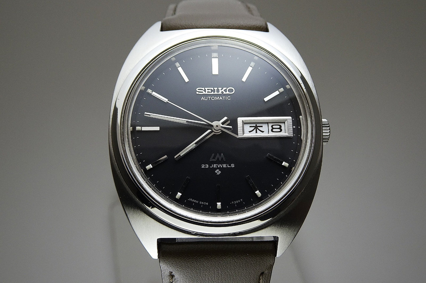Vintage 1970 JAPAN SEIKO LORD MATIC WEEKDATER 5606-7140 23Jewels Automatic.