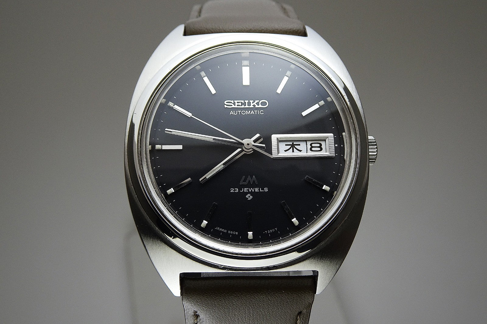 Vintage 1970 JAPAN SEIKO LORD MATIC WEEKDATER 5606-7140 23Jewels Automatic.