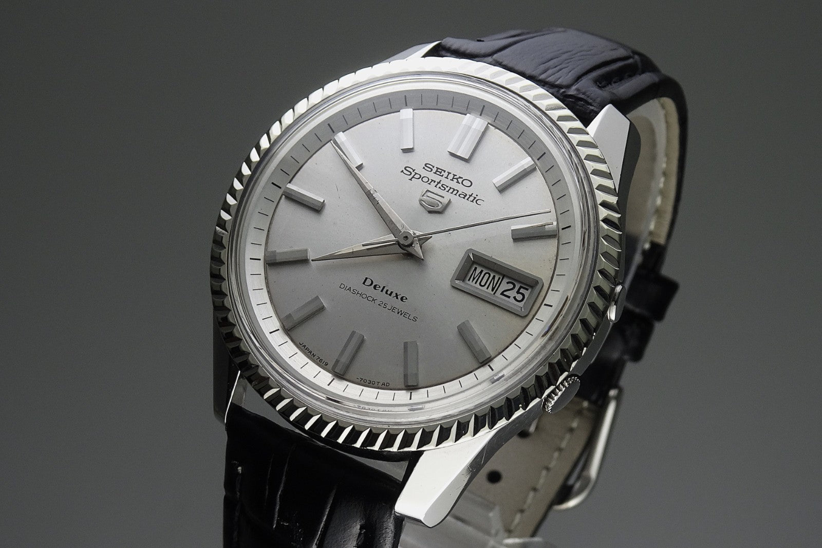 Vintage 1966 JAPAN SEIKO SPORTSMATIC5 DX 7619-7040 25Jewels Automatic.