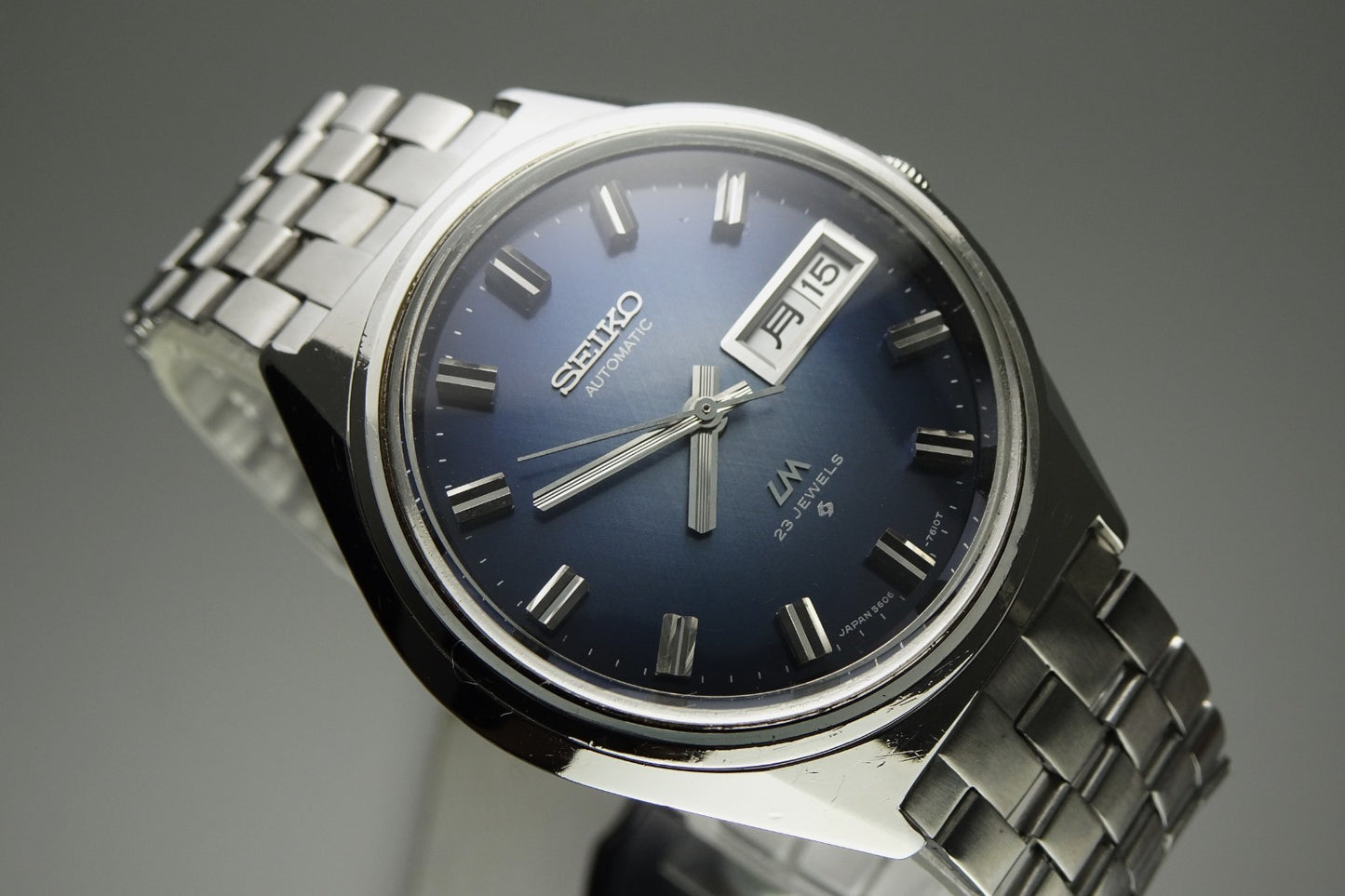Serviced Vintage 1973 JAPAN SEIKO LORD MATIC WEEKDATER 5606-7260 23J Automatic.