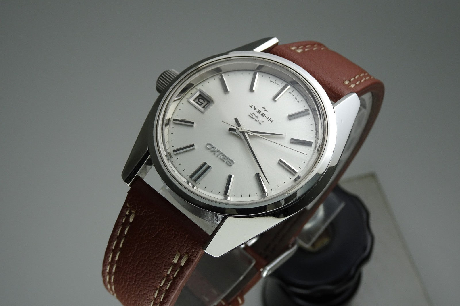 Vintage 1971 JAPAN 45 KING SEIKO CALENDAR 4502-7001 25Jewels Hand-winding.