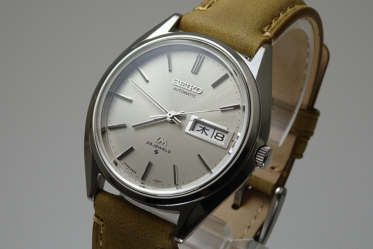 Vintage 1971 JAPAN SEIKO LORD MATIC WEEKDATER 5606-7190 25Jewels Automatic.