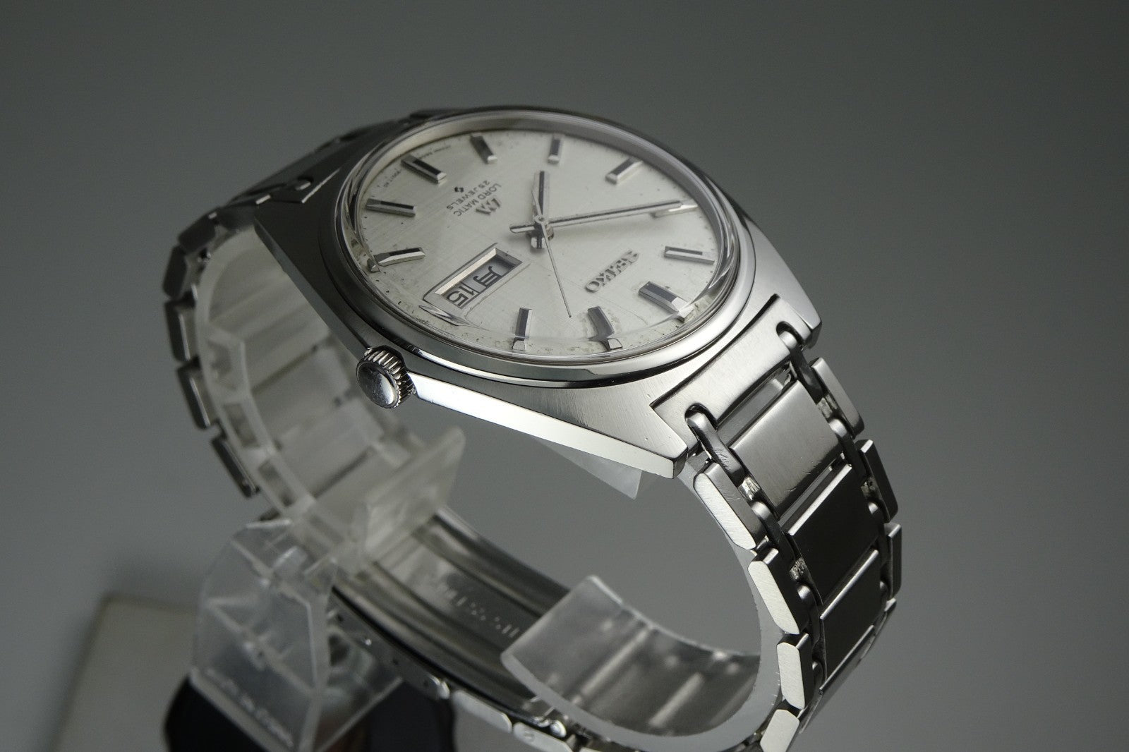 Vintage 1969 JAPAN SEIKO LORD MATIC WEEKDATER 5606-9000 25Jewels Automatic.