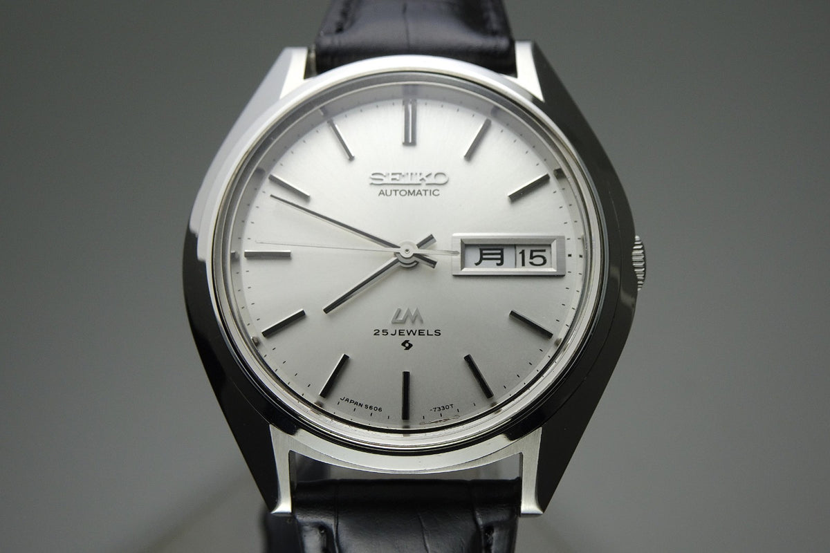 Serviced  Vintage 1973 JAPAN SEIKO LORD MATIC WEEKDATER 5606-7191 25J Automatic.