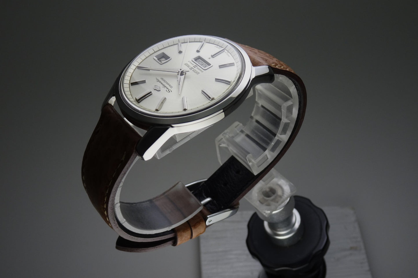 Vintage 1963 JAPAN SEIKO MATIC WEEKDATER J13080 33Jewels Automatic.