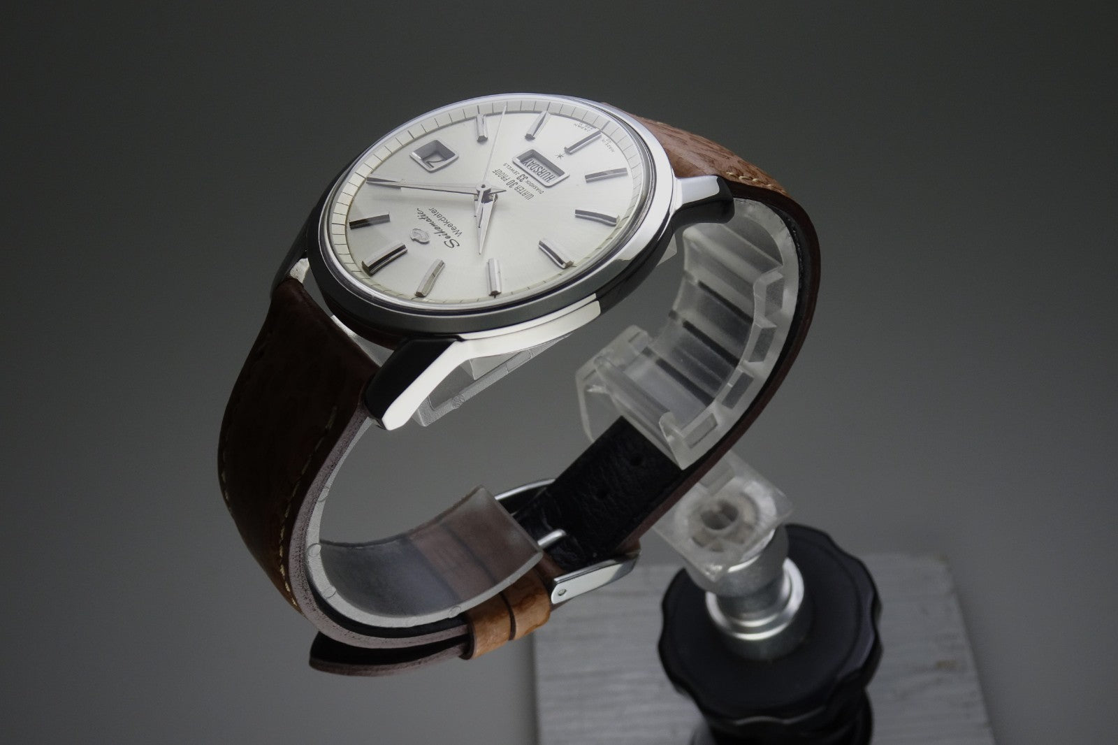 Vintage 1963 JAPAN SEIKO MATIC WEEKDATER J13080 33Jewels Automatic.
