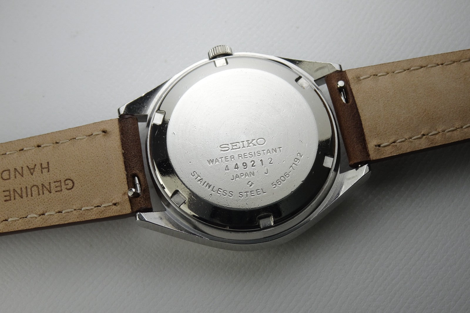 Vintage 1974 JAPAN SEIKO LORD MATIC WEEKDATER 5606-7192 25Jewels Automatic.
