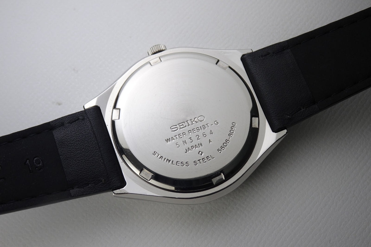Vintage 1975 JAPAN SEIKO LORD MATIC WEEKDATER 5606-8090 23Jewels Automatic.