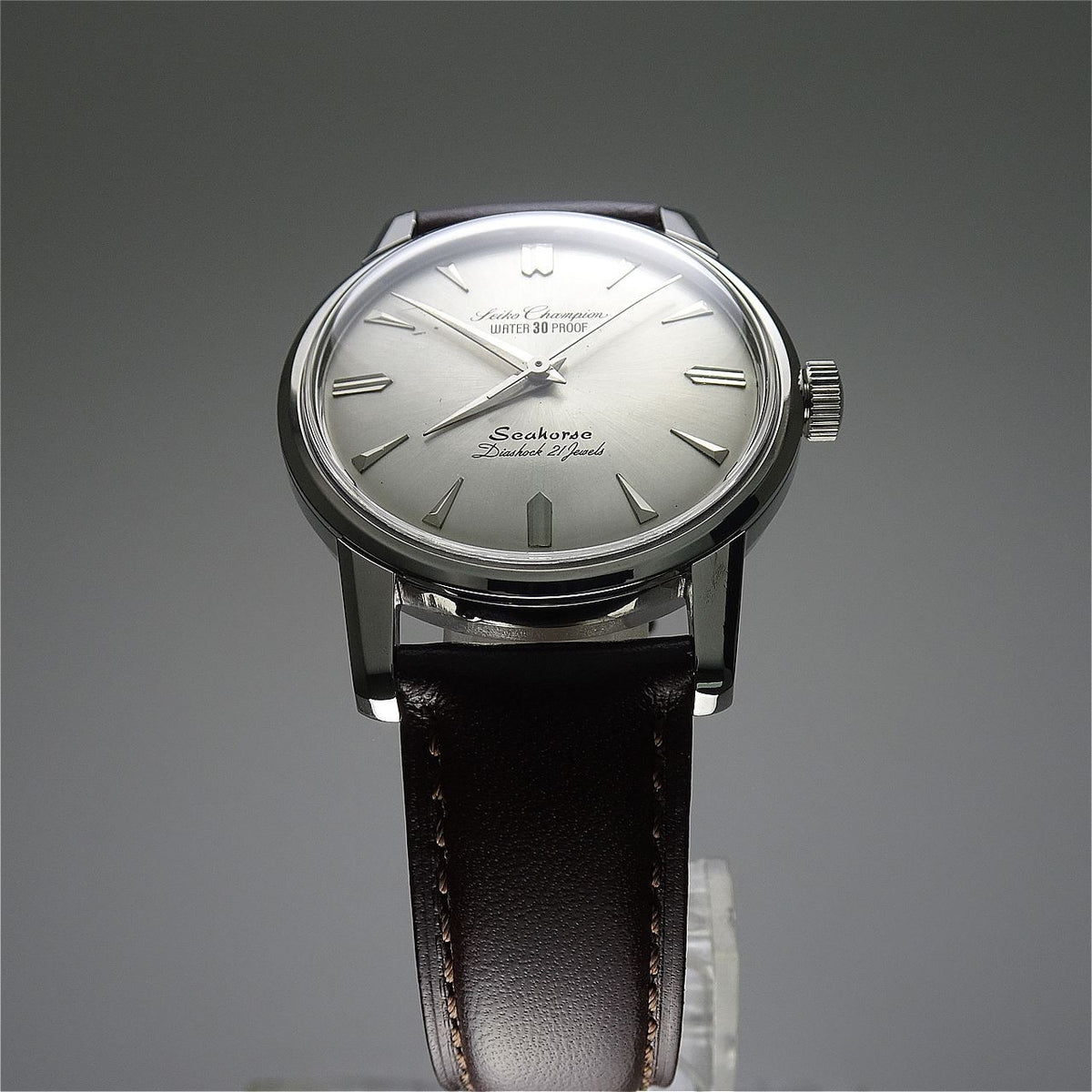 Vintage 1963 JAPAN SEIKO CHAMPION Seahorse J13046 23Jewels Hand-winding.