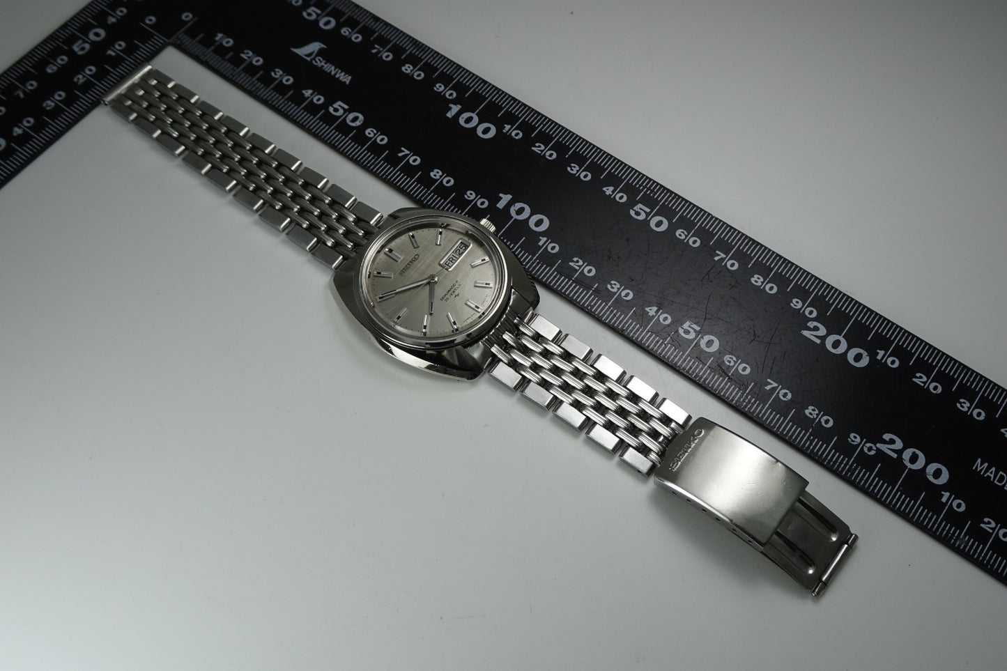 Vintage 1969 JAPAN SEIKO 51 SEIKOMATIC-P WEEKDATER 5106-7030 33Jewels Automatic.