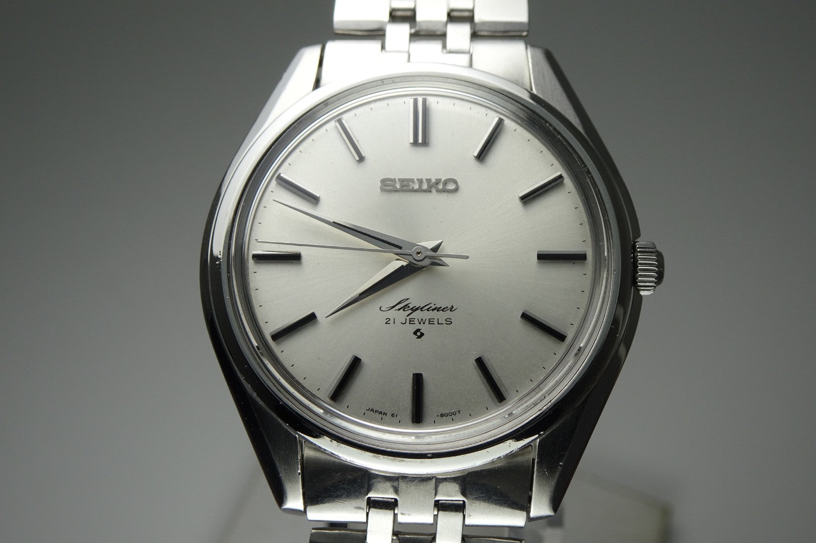 Serviced Vintage 1971 JAPAN SEIKO SKYLINER 6100-8000 21Jewels Hand-winding.