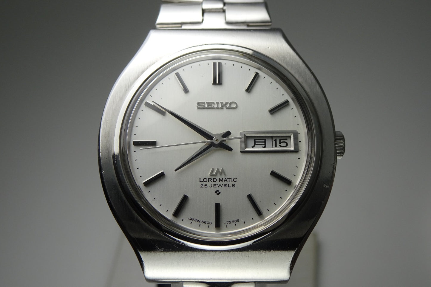Vintage 1969 JAPAN SEIKO LORD MATIC WEEKDATER 5606-7120 25Jewels Automatic.