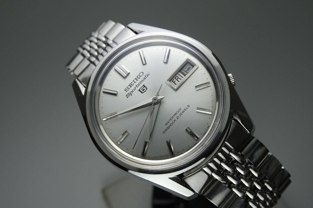 Vintage 1967 JAPAN SEIKO SPORTSMATIC5 6619-7070 21Jewels Automatic.