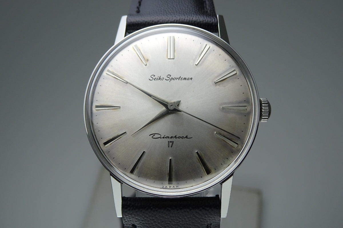 Serviced Vintage 1964 JAPAN SEIKO SPORTSMAN 14083E 17Jewels Hand-winding.