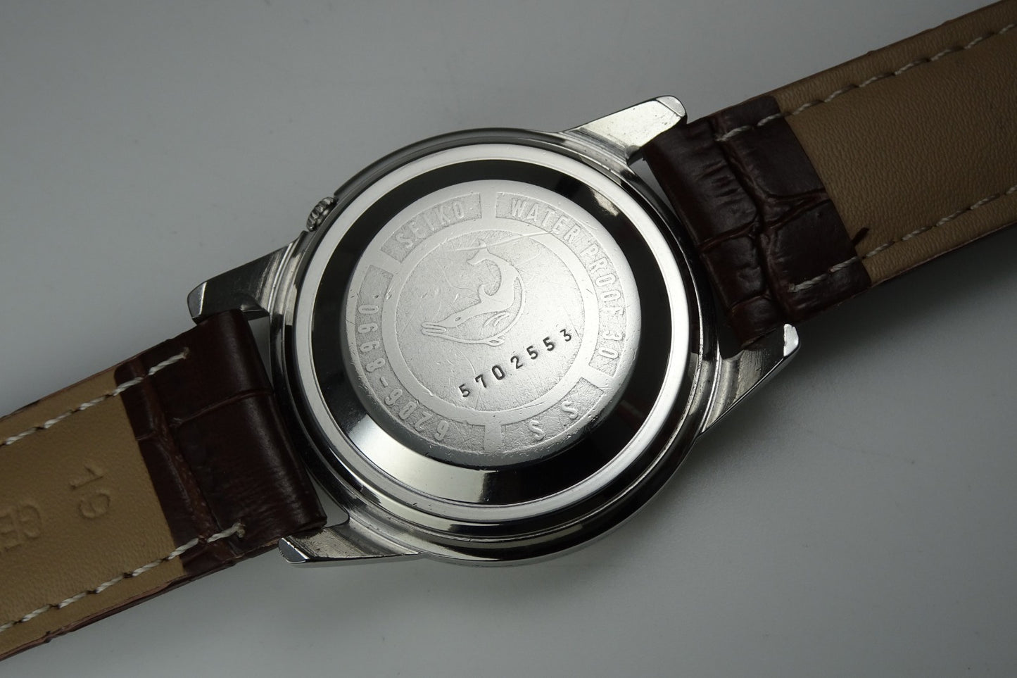 Vintage 1965 JAPAN SEIKO SEIKOMATIC WEEKDATER 6206-8990 26Jewels Automatic.