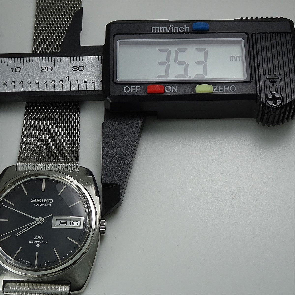 Vintage 1971 JAPAN LORD MATIC WEEKDATER 5606-7130 25Jewels Automatic.