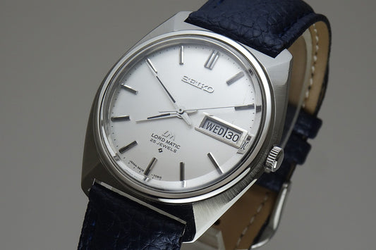 Serviced Vintage 1970 JAPAN SEIKO LORD MATIC WEEKDATER 5606-7000 25J Automatic.