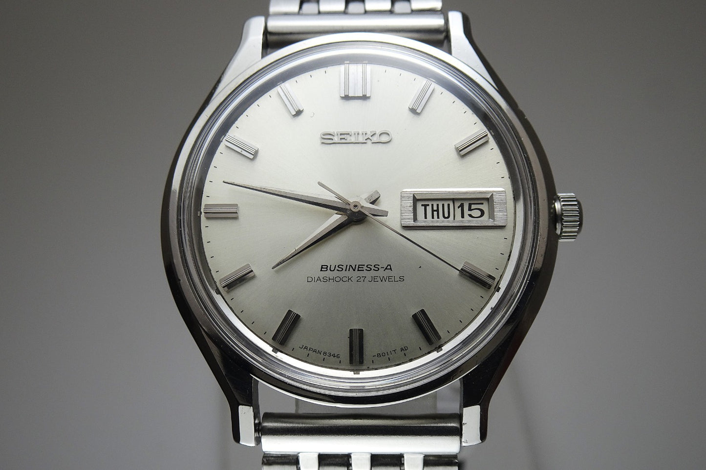 Vintage 1967 JAPAN SEIKO BUSINESS-A 8346-8000 27Jewels Automatic.