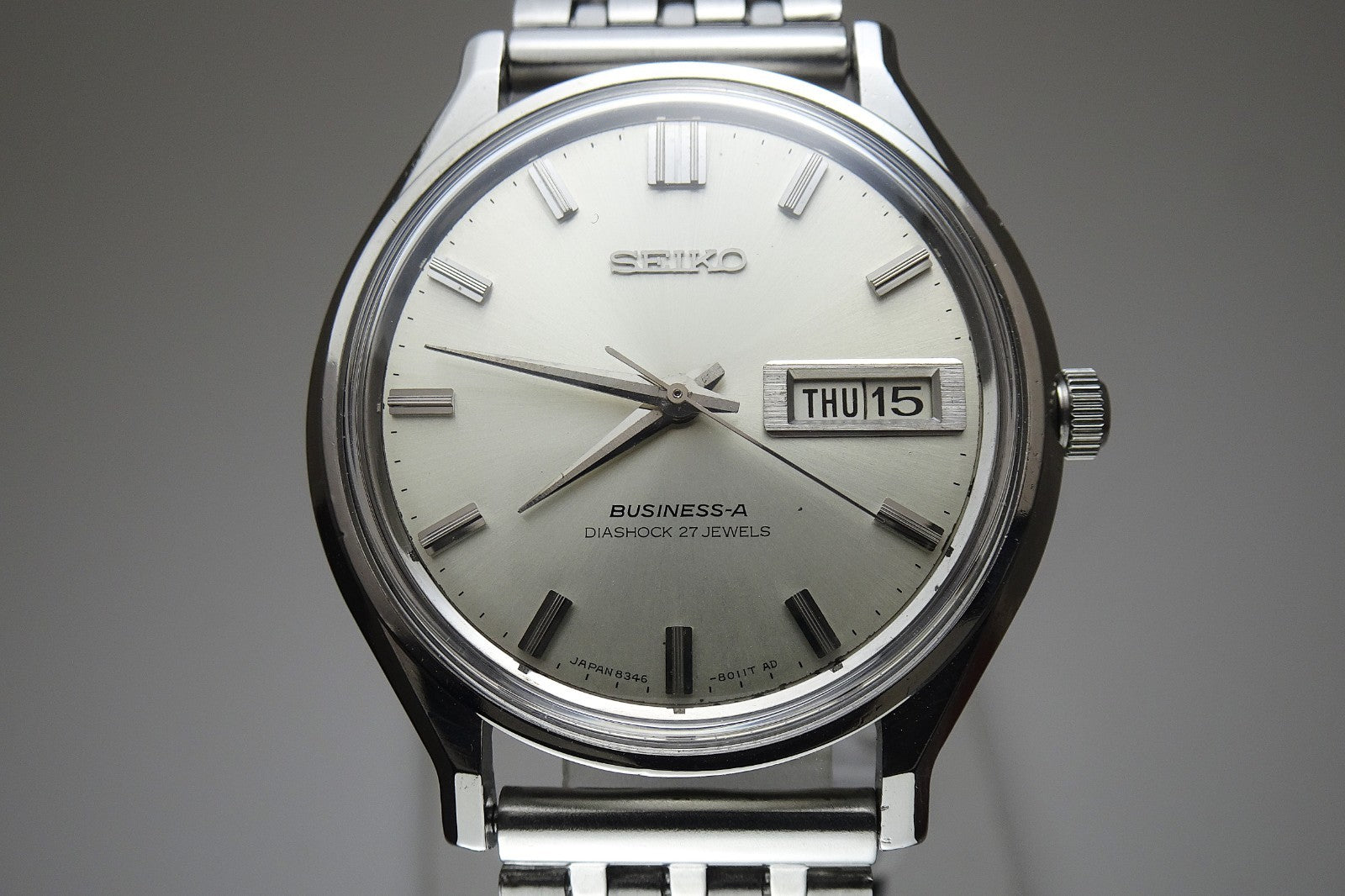 Vintage 1967 JAPAN SEIKO BUSINESS-A 8346-8000 27Jewels Automatic.