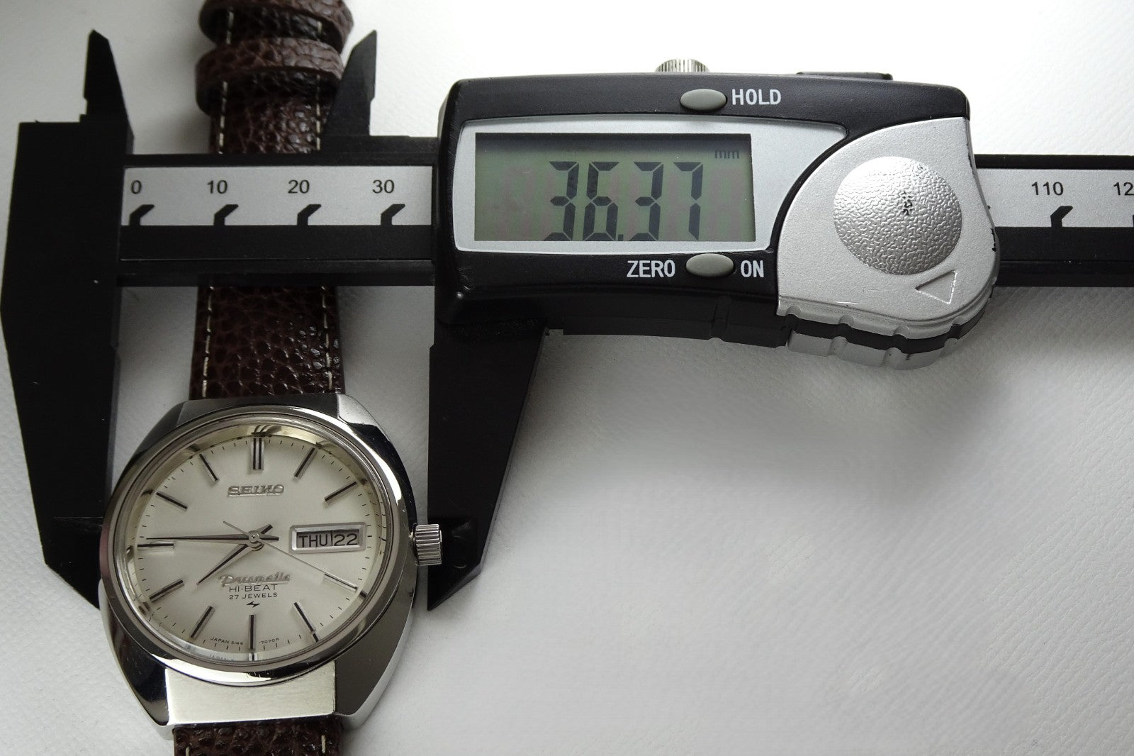 Vintage 1970 JAPAN SEIKO PRESMATIC WEEKDATER 5146-7040 27Jewels Automatic.