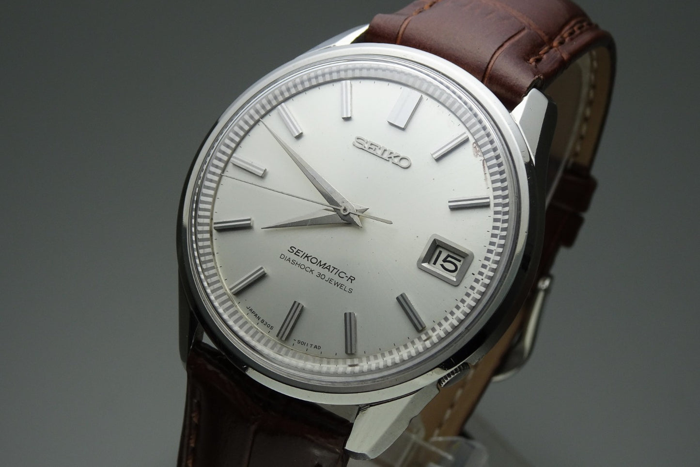 Serviced Vintage 1965 JAPAN SEIKO SEIKOMATIC-R 8305-9010 30Jewels Automatic.