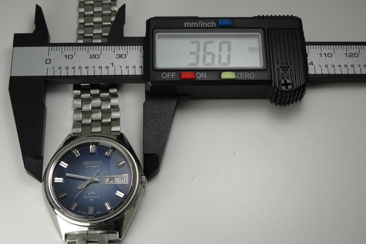 Serviced Vintage 1973 JAPAN SEIKO LORD MATIC WEEKDATER 5606-7260 23J Automatic.