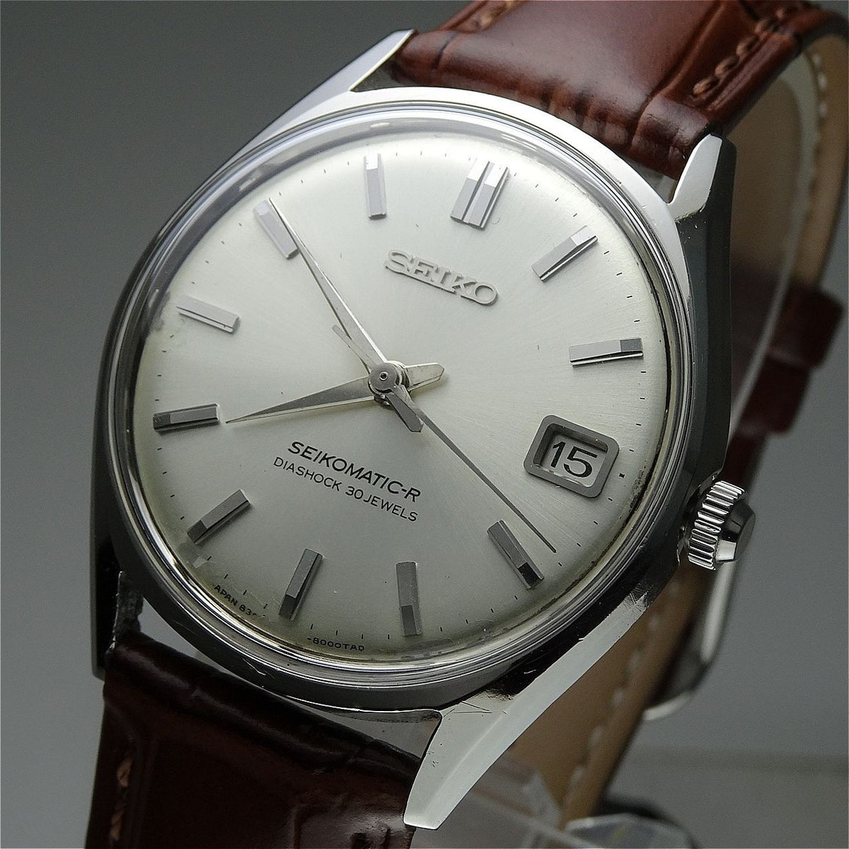 Serviced  Vintage 1965 JAPAN SEIKO SEIKOMATIC-R 8305-8010 30Jewels Automatic.
