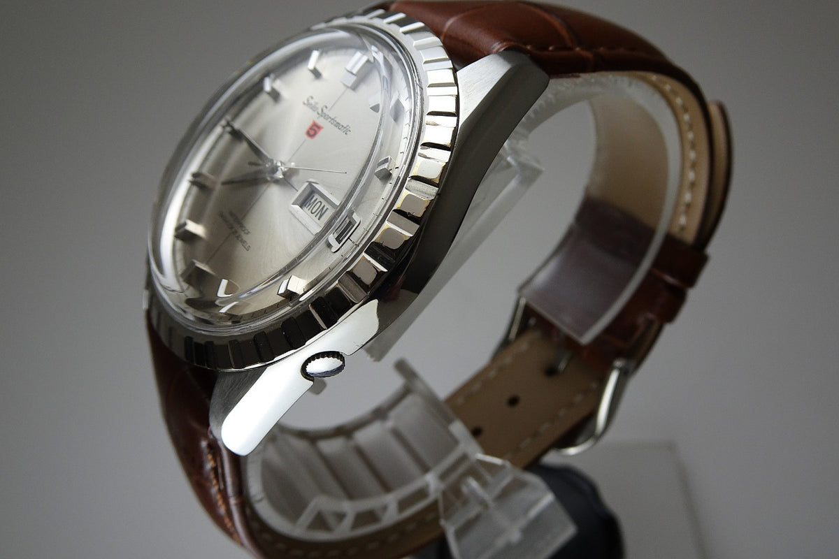 Vintage 1965 JAPAN SEIKO SPORTSMATIC5 6619-9000 21Jewels Automatic.