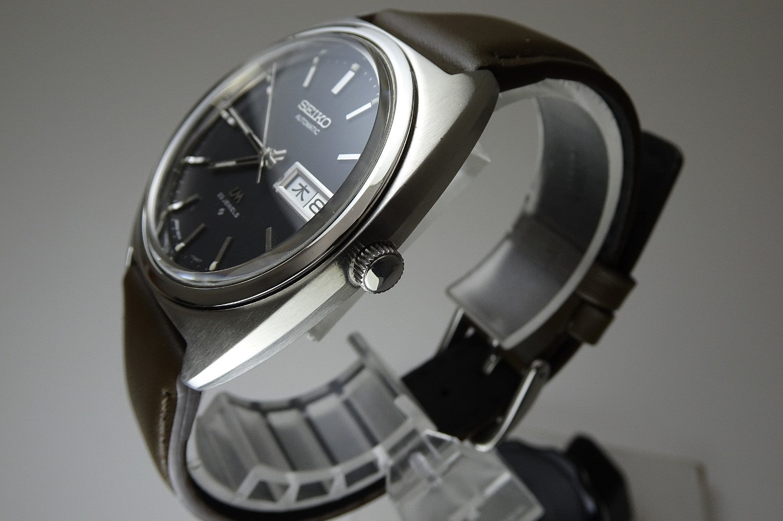 Vintage 1970 JAPAN SEIKO LORD MATIC WEEKDATER 5606-7140 23Jewels Automatic.