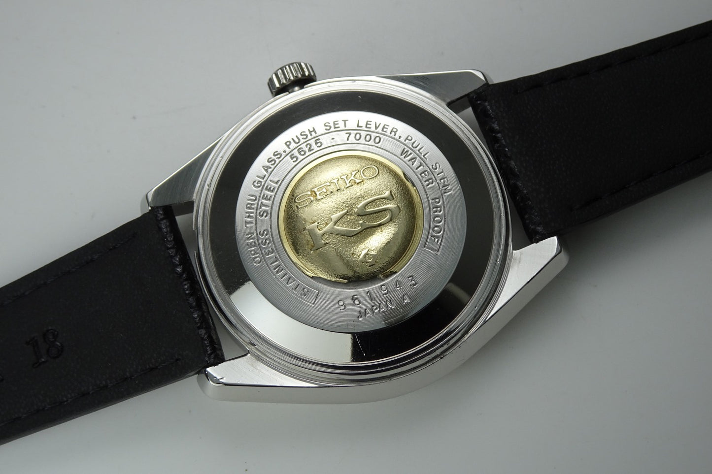 Vintage 1969 JAPAN KING SEIKO CALENDAR 5625-7000 25Jewels Automatic.
