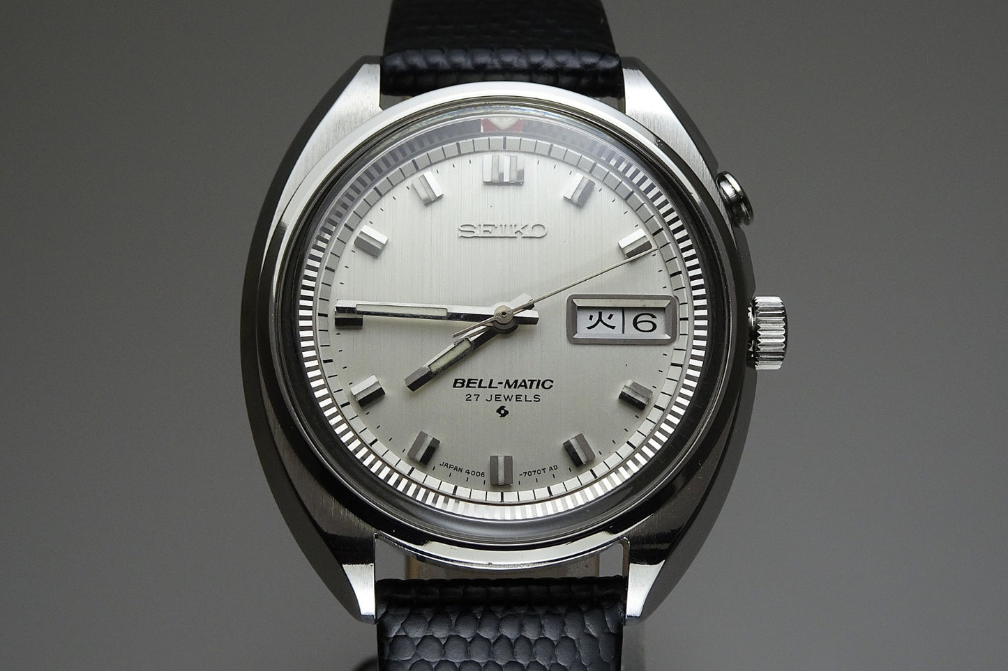 Vintage 1968 JAPAN SEIKO BELL-MATIC WEEKDATER 4006-7000 27Jewels Automatic.