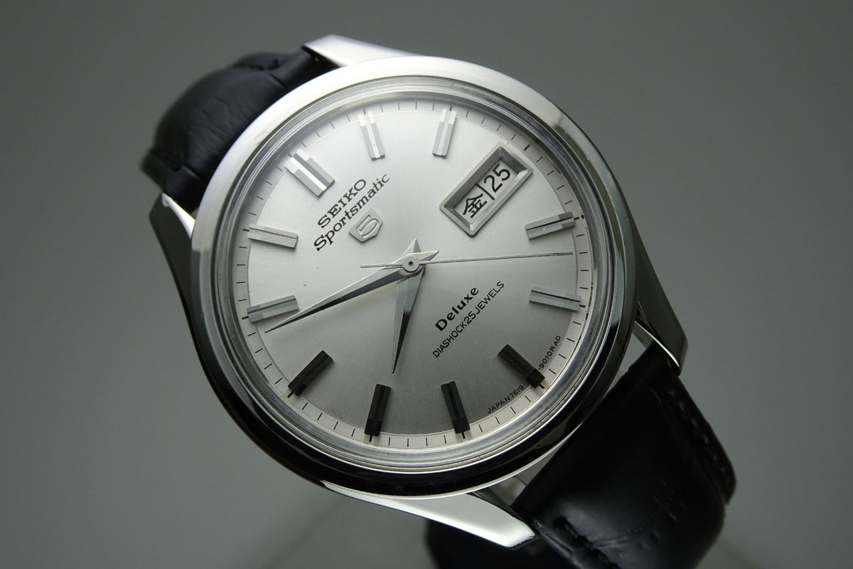 Vintage 1966 JAPAN SEIKO SPORTSMATIC5 DX 7619-9010 25Jewels Automatic.