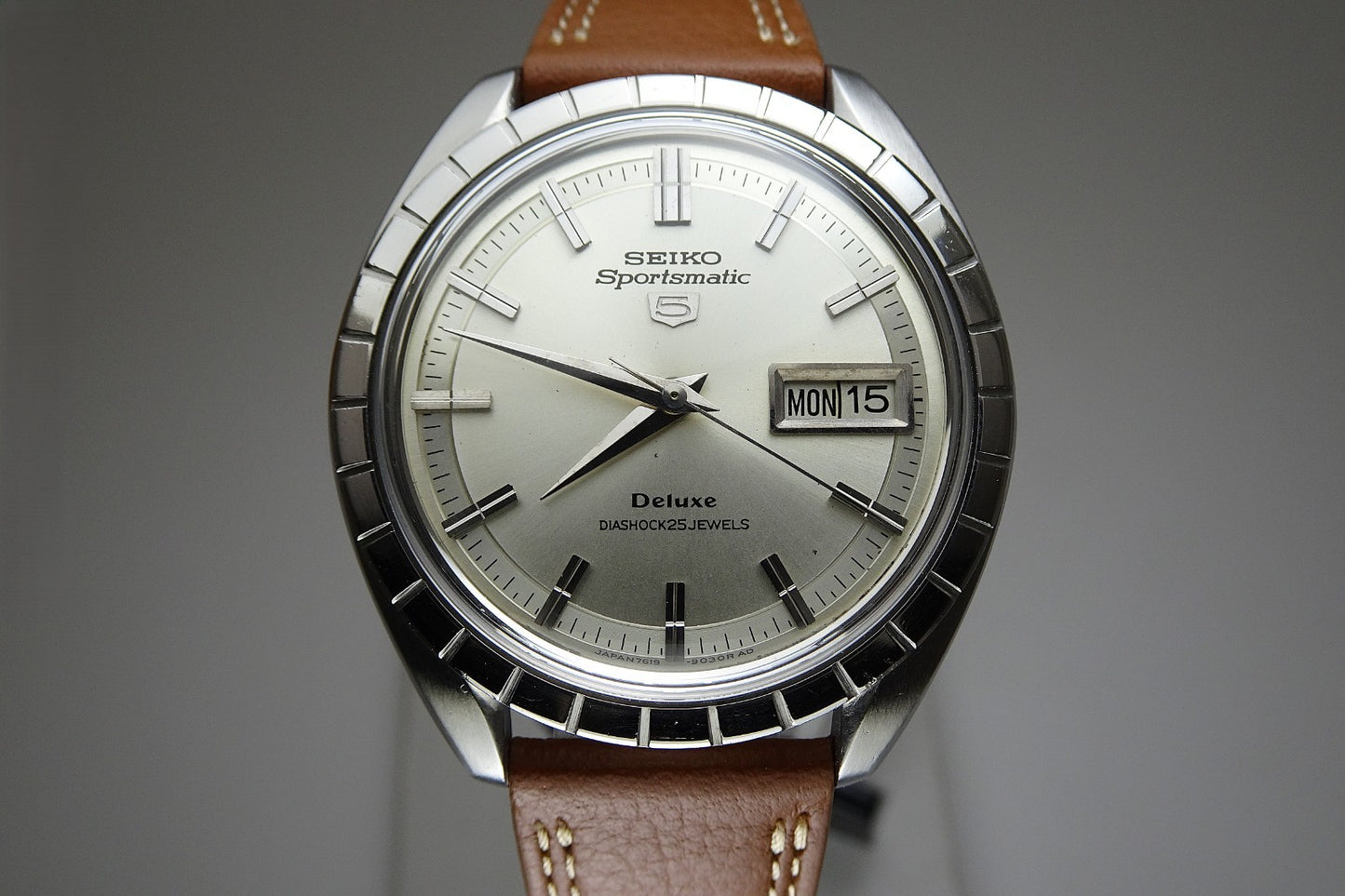 Vintage 1966 JAPAN SEIKO SPORTSMATIC5 DX 7619-9020 25Jewels Automatic.