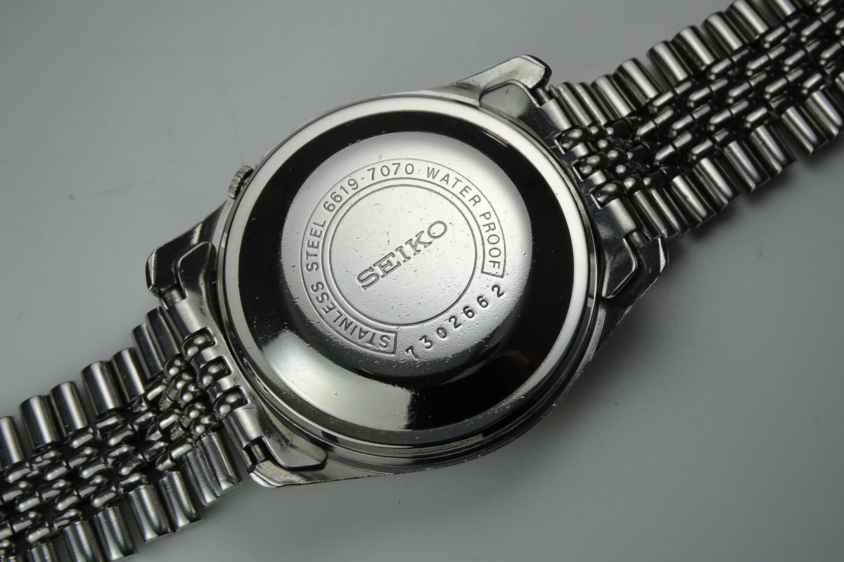 Vintage 1967 JAPAN SEIKO SPORTSMATIC5 6619-7070 21Jewels Automatic.
