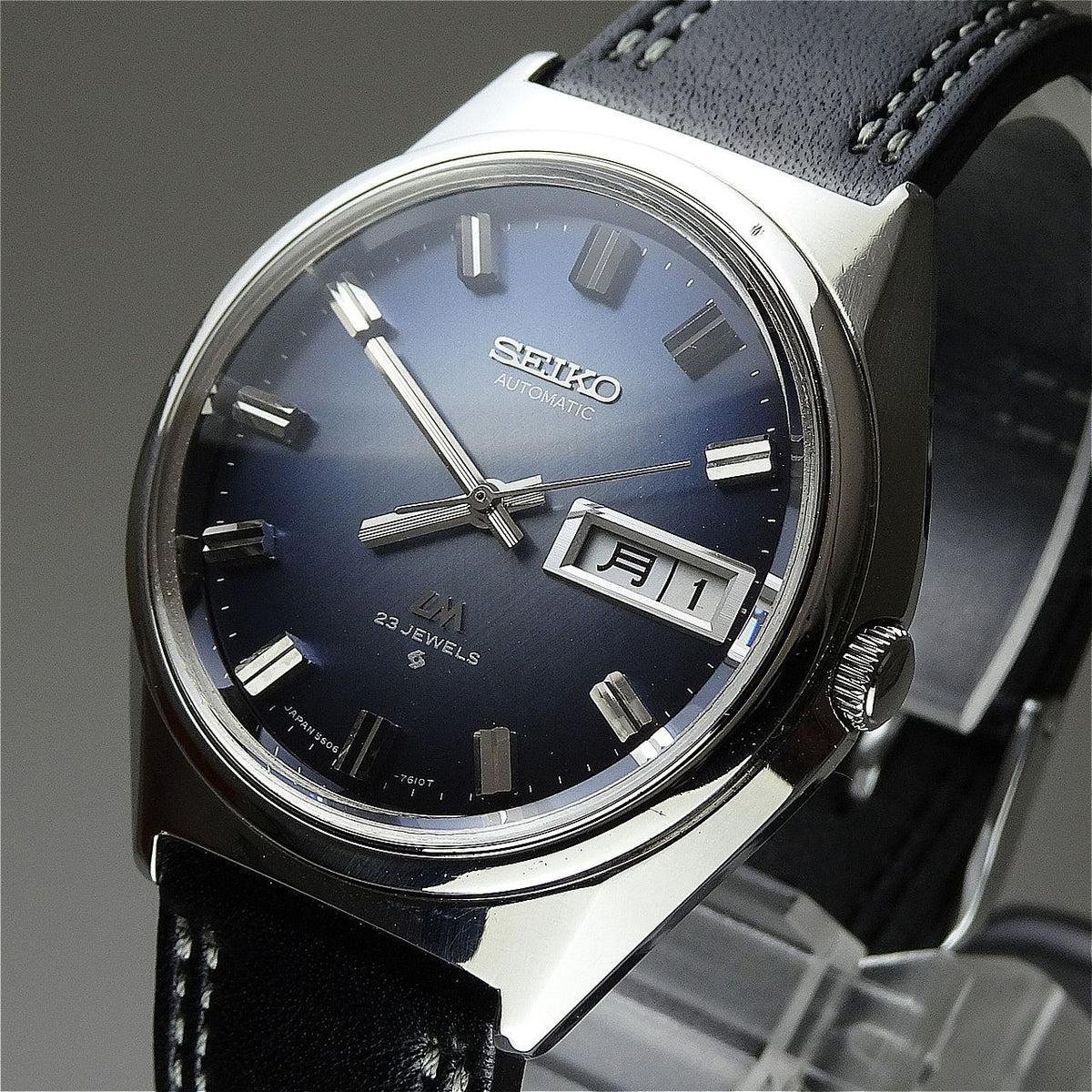 Serviced Vintage 1973 JAPAN SEIKO LORD MATIC WEEKDATER 5606-7260 23J Automatic.