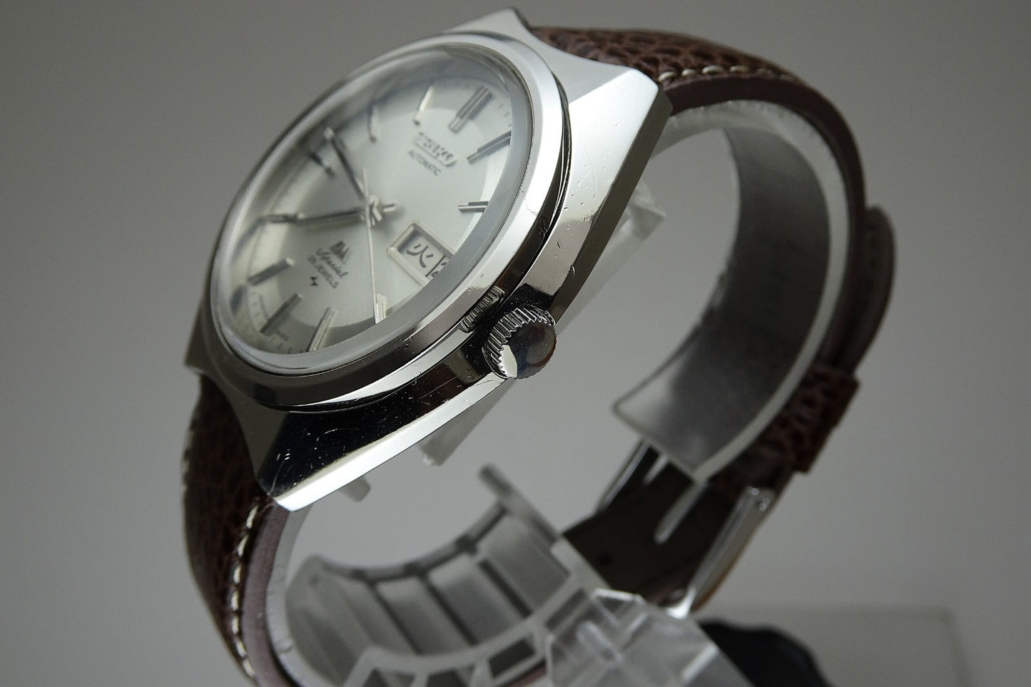 Vintage 1972 JAPAN SEIKO LORD MATIC SPECIAL WEEKDATER 5206-6110 25J Automatic.