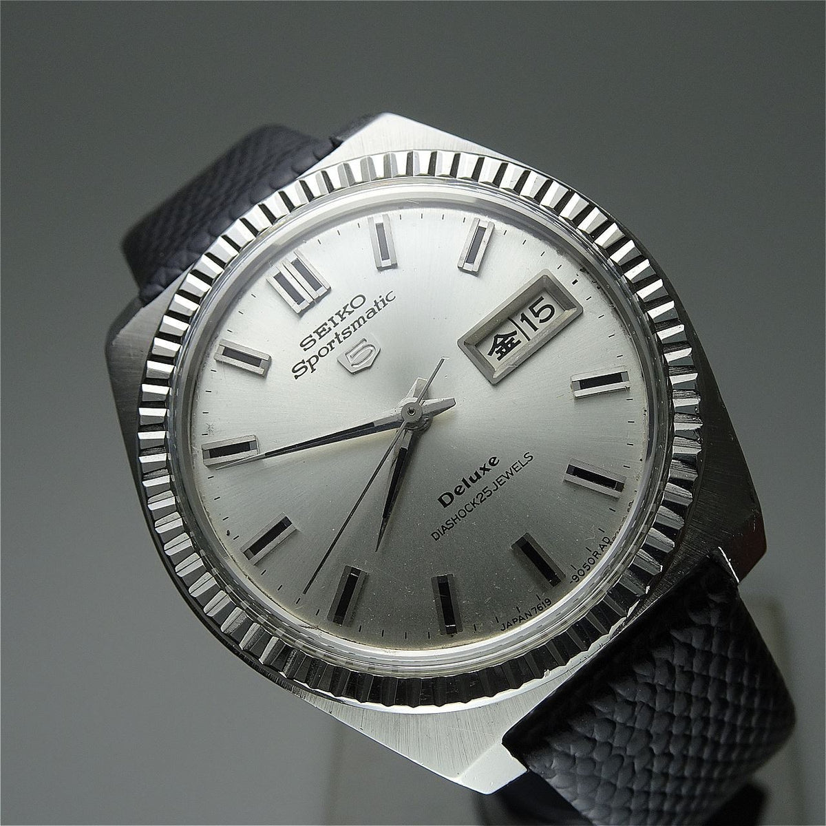 Vintage 1966 JAPAN SEIKO SPORTSMATIC5 DX 7619-9040 25Jewels Automatic.
