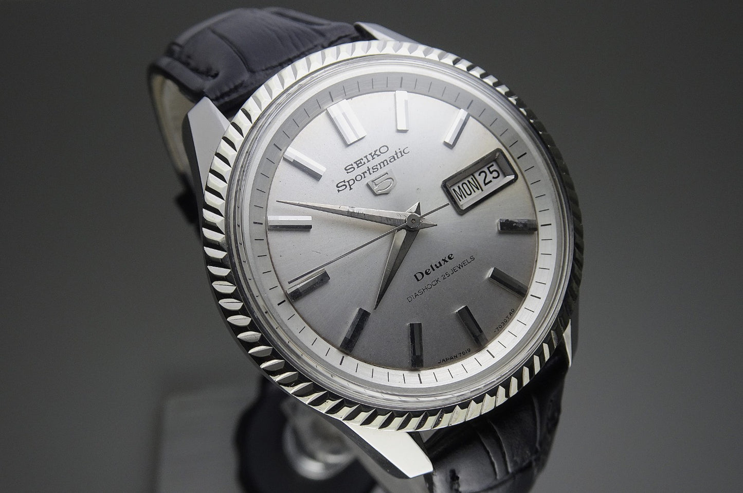 Vintage 1966 JAPAN SEIKO SPORTSMATIC5 DX 7619-7040 25Jewels Automatic.