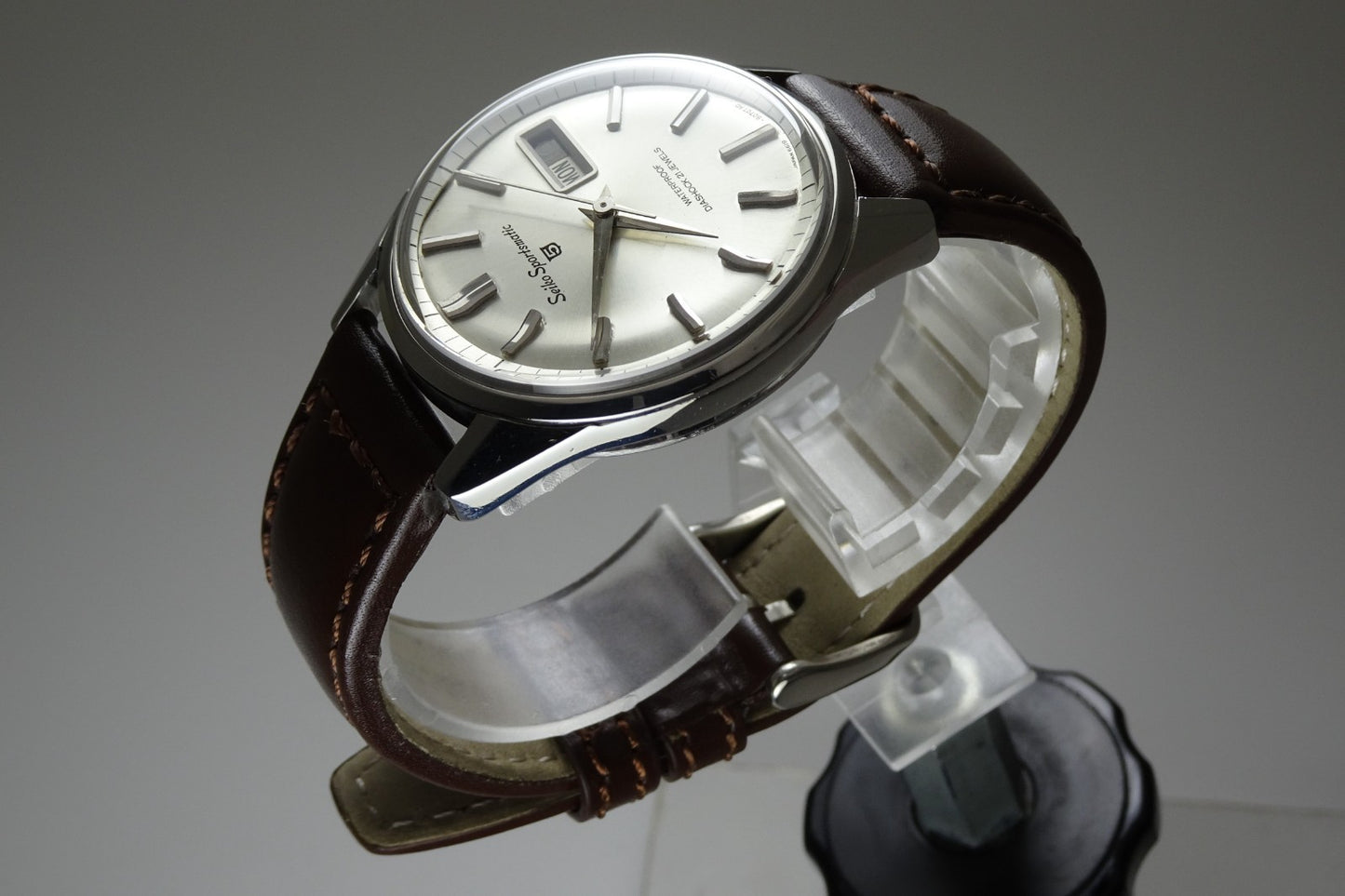 Vintage 1965 JAPAN SEIKO SPORTSMATIC5 6619-8050 21Jewels Automatic.