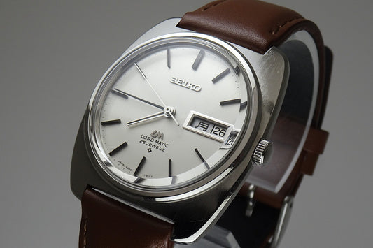 Vintage 1970 JAPAN SEIKO LORD MATIC WEEKDATER 5606-7130 25Jewels Automatic.