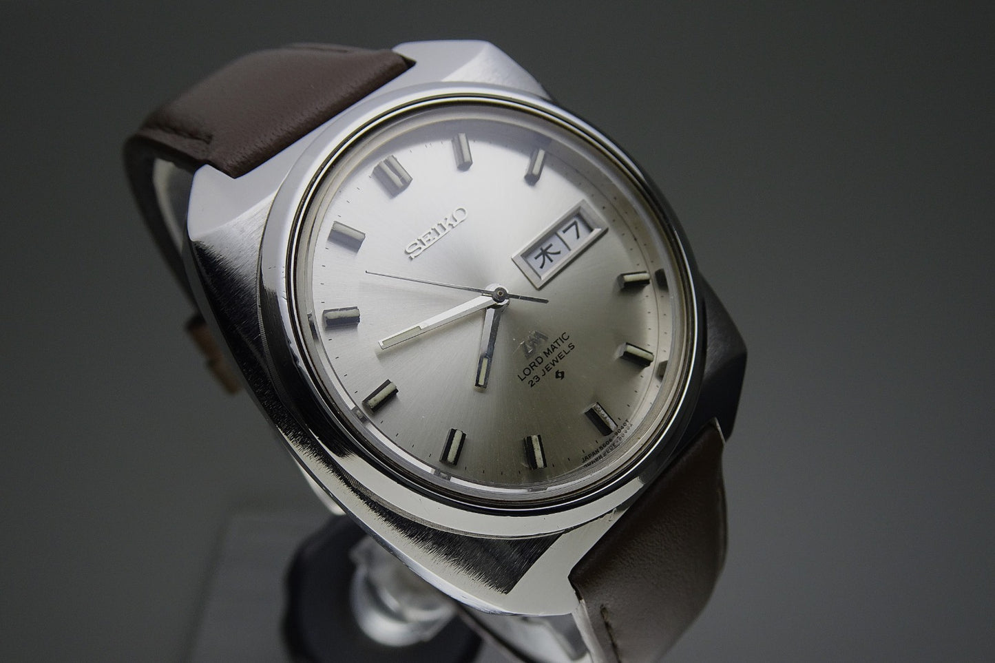 Serviced Vintage 1969 JAPAN SEIKO LORD MATIC WEEKDATER 5606-9030 23J Automatic.