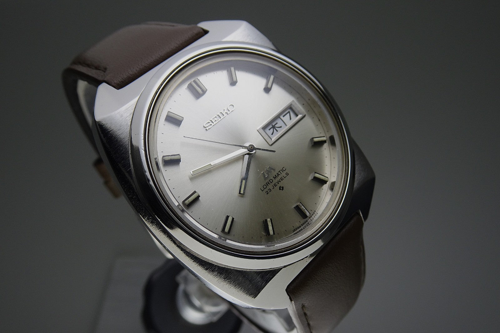 Serviced Vintage 1969 JAPAN SEIKO LORD MATIC WEEKDATER 5606-9030 23J Automatic.