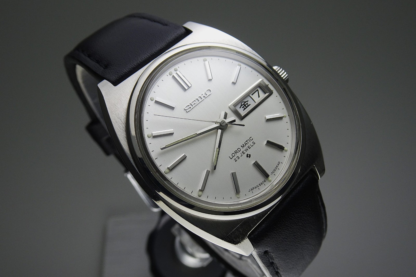 Serviced Vintage 1968 JAPAN SEIKO LORD MATIC WEEKDATER 5606-7050 23J Automatic.