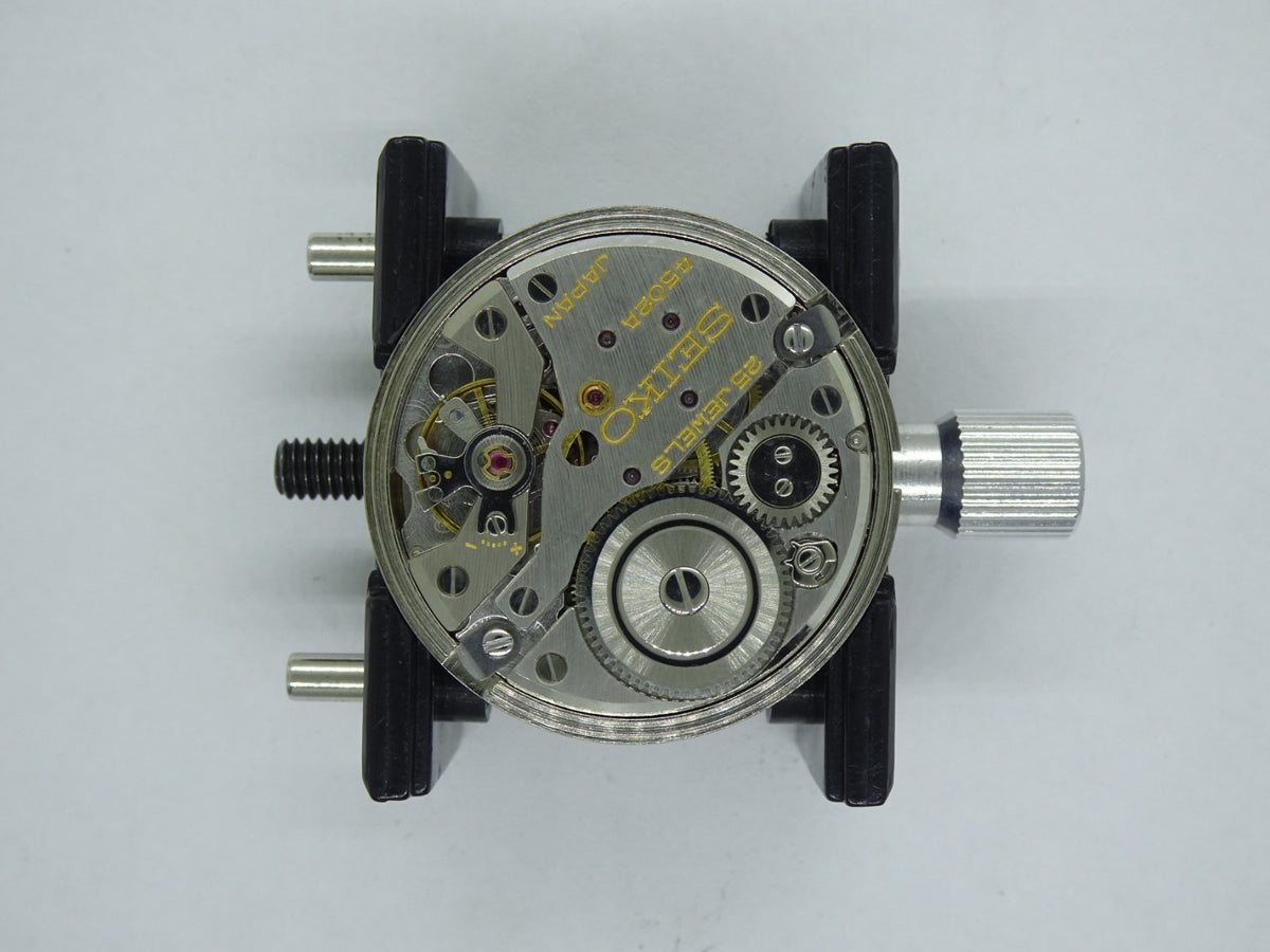 Serviced  Vintage 1970 JAPAN KING SEIKO CALENDAR 4502-7010 25J Hand-winding.