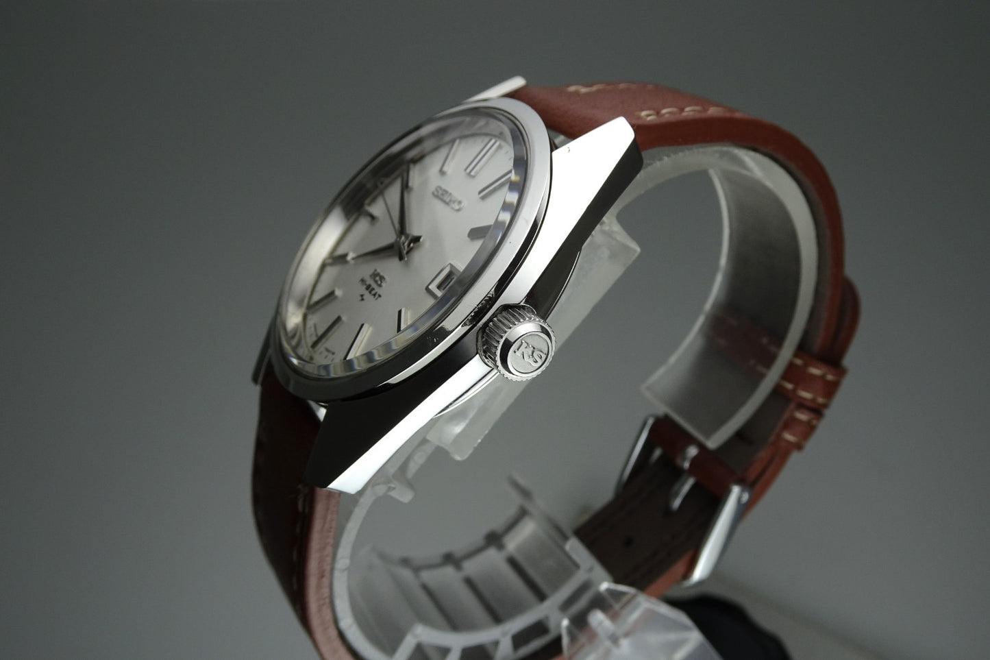 Vintage 1971 JAPAN 45 KING SEIKO CALENDAR 4502-7001 25Jewels Hand-winding.