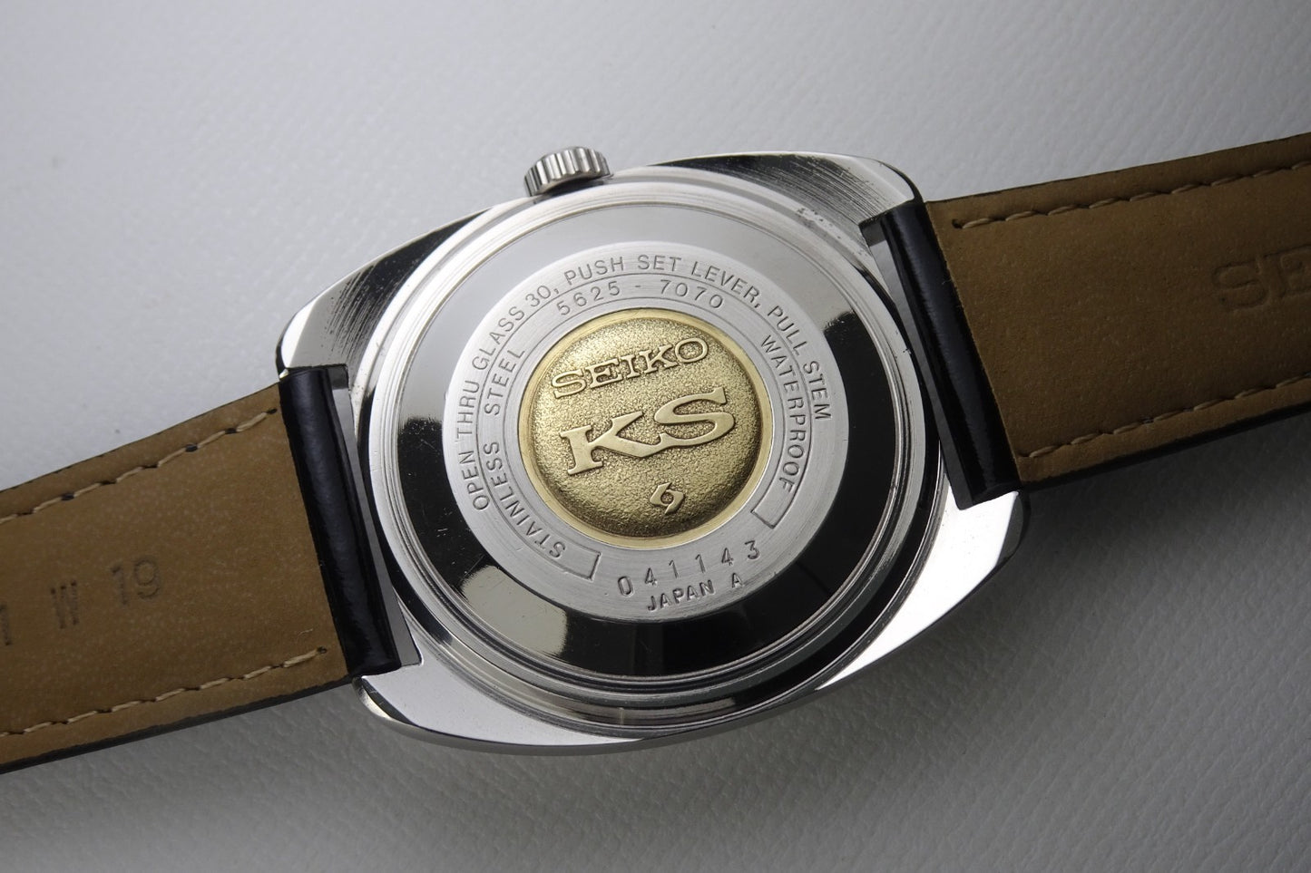 Vintage 1970 JAPAN KING SEIKO CALENDAR 5625-7070 25Jewels Automatic.