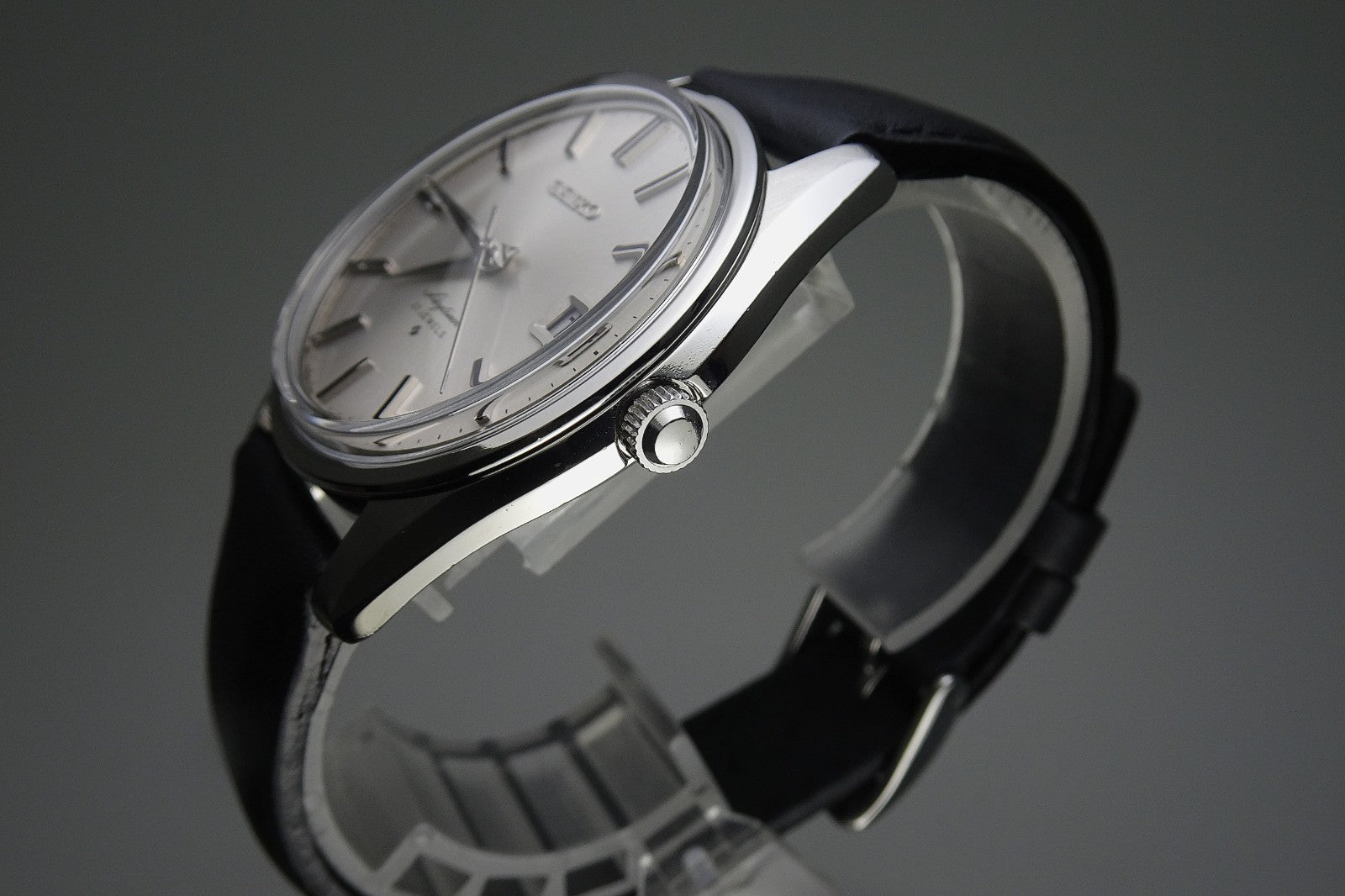 Serviced Vintage 1971 JAPAN SEIKO SKYLINER CALENDAR 6102-8000 21J Hand-winding.