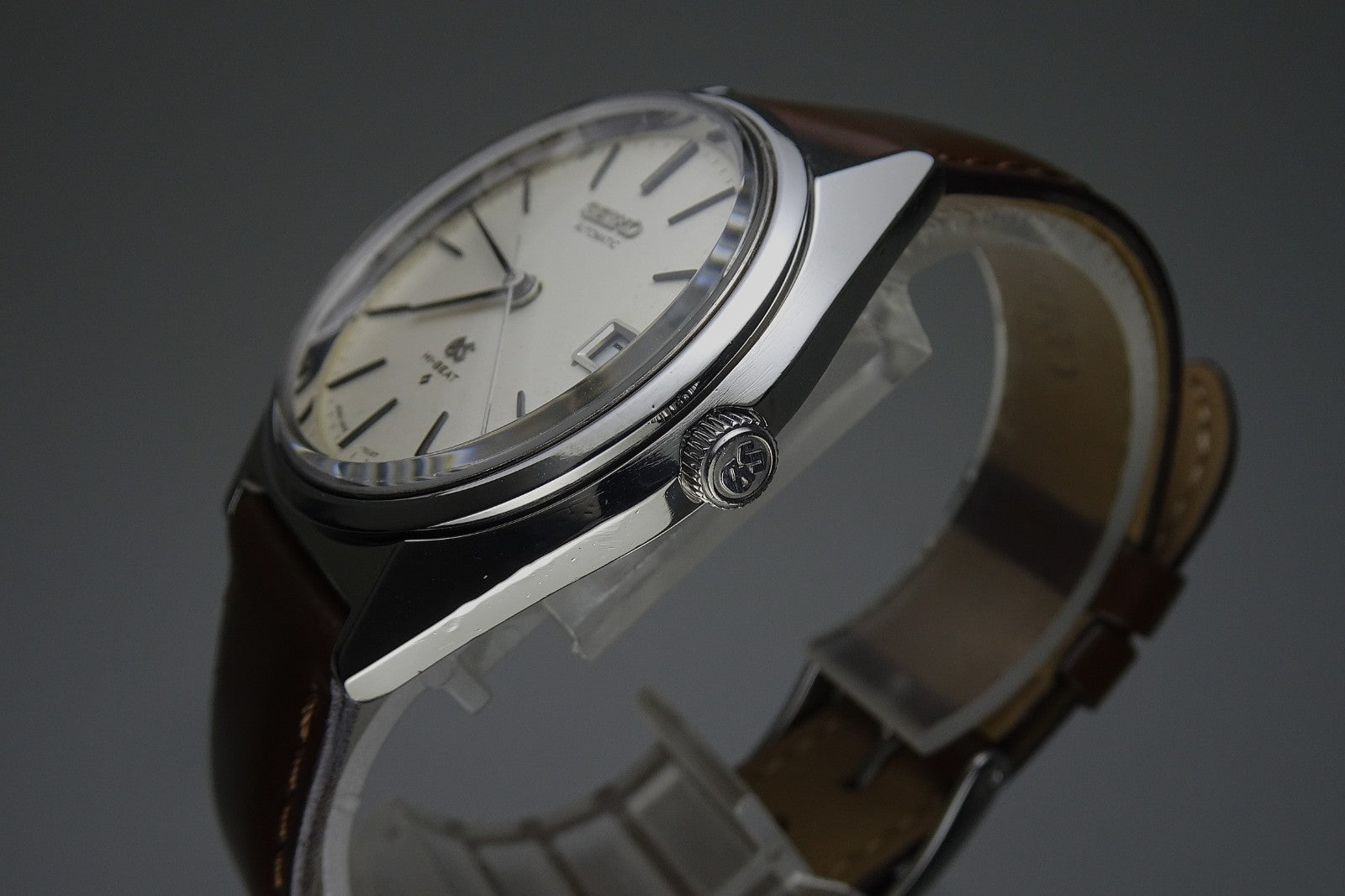 Vintage 1971 JAPAN GRAND SEIKO CALENDAR 5645-7010 25Jewels Automatic.