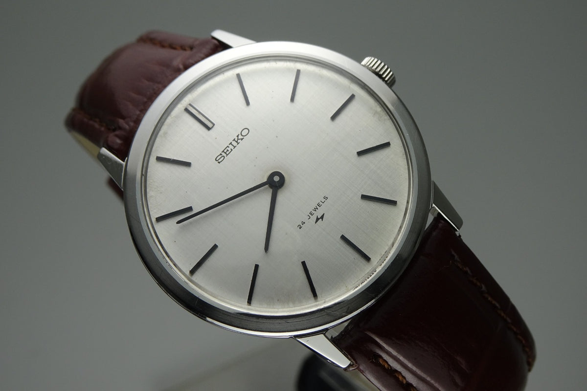 Serviced  Vintage 1973 JAPAN SEIKO CHARIOT HI-BEAT 2220-0180 24J Hand-winding.
