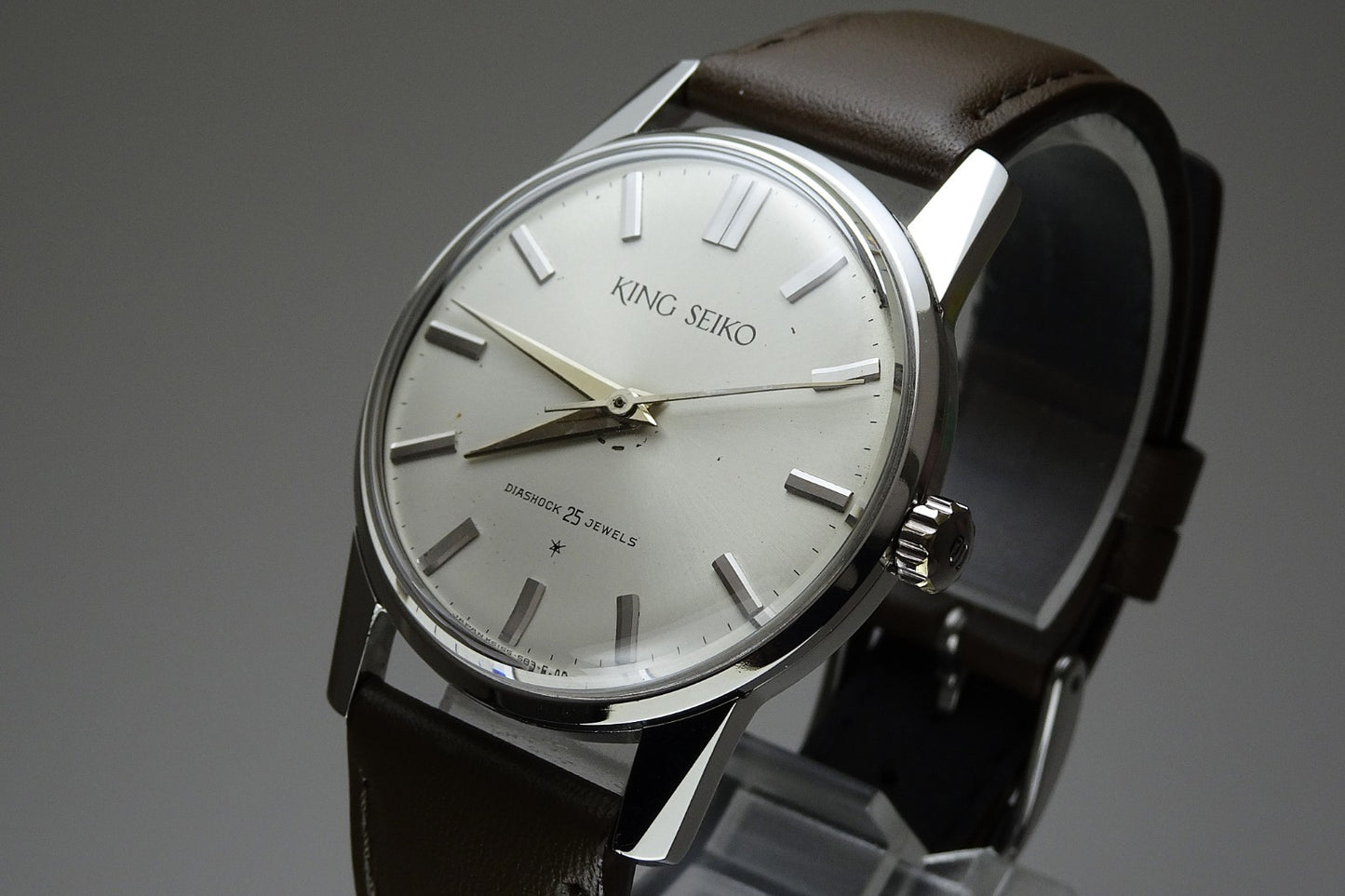 Vintage 1964 JAPAN KING SEIKO FIRST MODEL 15034  25Jewels Hand-winding.